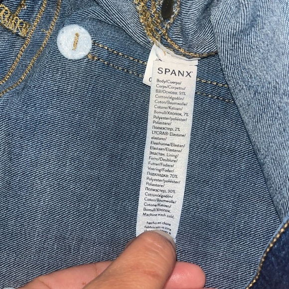 SPANX Flare Jeans Midnight Shade Large - Picture 10 of 10